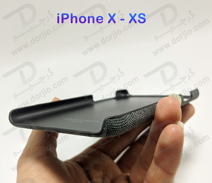 خرید قاب اصلی روکش پارچه ای iPhone XS مارک Mozo