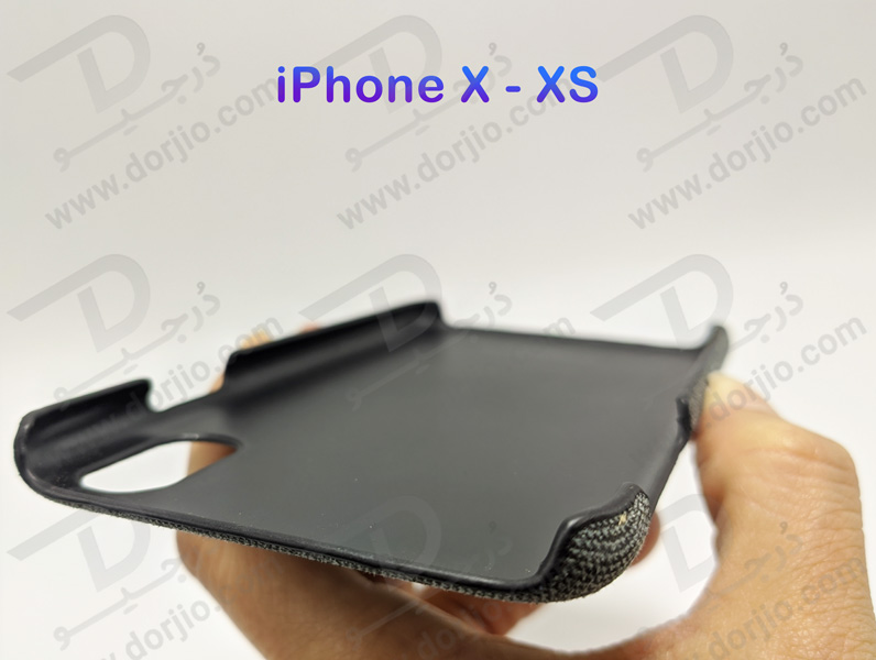 خرید قاب اصلی روکش پارچه ای iPhone XS مارک Mozo