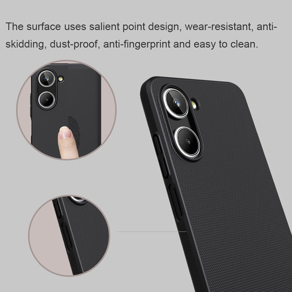 خرید قاب محافظ نیلکین Realme 10 4G مدل Super Frosted Shield