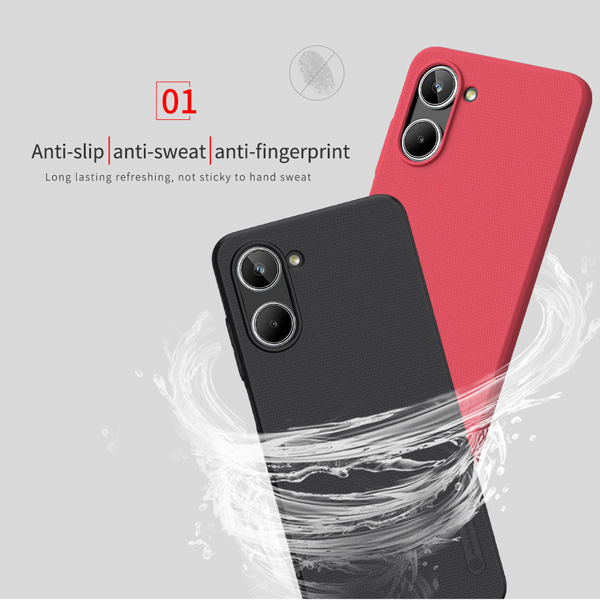 خرید قاب محافظ نیلکین Realme 10 4G مدل Super Frosted Shield