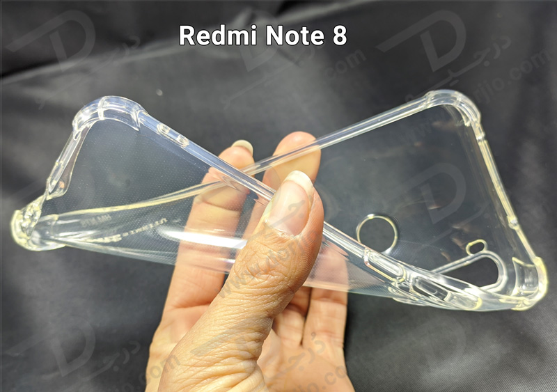خرید قاب ژله ای شفاف بامپر ضد ضربه Xiaomi Redmi Note 8