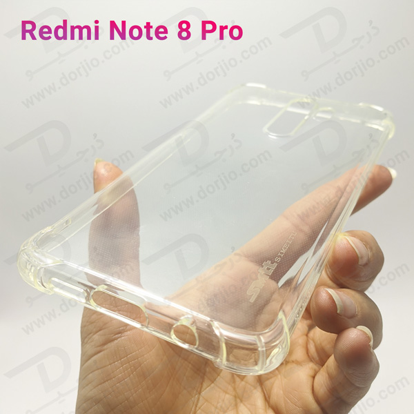 خرید قاب ژله ای شفاف بامپر ضد ضربه Xiaomi Redmi Note 8 Pro