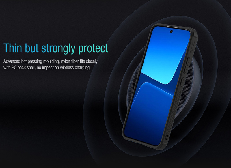 گارد محافظ با کشویی دوربین نیلکین Xiaomi 13 مدل Textured Case S