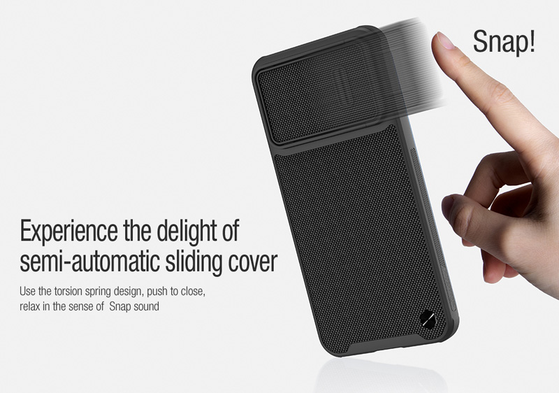 گارد محافظ با کشویی دوربین نیلکین Xiaomi 13 مدل Textured Case S