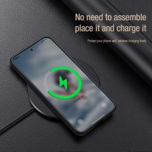 گارد چرمی کمشیلد نیلکین Samsung Galaxy S23 Plus مدل CamShield Leather Case S