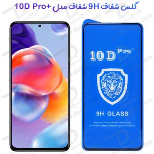 180421گلس شفاف Xiaomi Redmi Note 11 Pro مدل 10D Pro