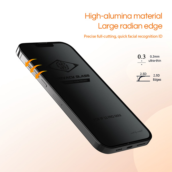 گلس Privacy حریم شخصی iPhone 12 Mini مارک Mietubl