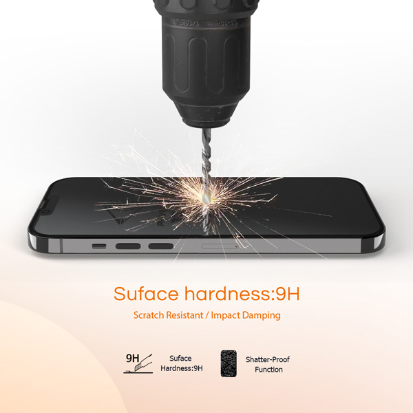 خرید گلس Privacy حریم شخصی iPhone 12 Mini مارک Mietubl