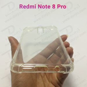 خرید قاب ژله ای شفاف بامپر ضد ضربه Xiaomi Redmi Note 8 Pro