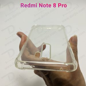 خرید قاب ژله ای شفاف بامپر ضد ضربه Xiaomi Redmi Note 8 Pro