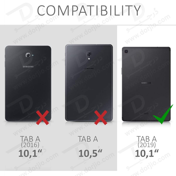 خرید قاب ژله ای شفاف تبلت Samsung Galaxy Tab A 10.1 ( 2019 )