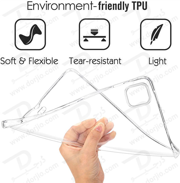خرید قاب ژله ای شفاف تبلت iPad Pro 12.9 ( 2021 )