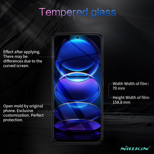 محافظ صفحه نمایش Xiaomi Redmi Note 12 Pro Plus (China) مارک نیلکین مدل H Anti-Explosion