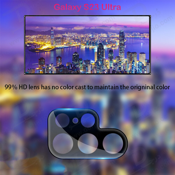 خرید محافظ لنز شیشه ای Samsung Galaxy S23 Ultra مدل 3D 9H