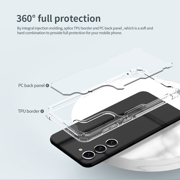 گارد شفاف نیلکین Samsung Galaxy S23 Plus مدل Nature TPU Pro