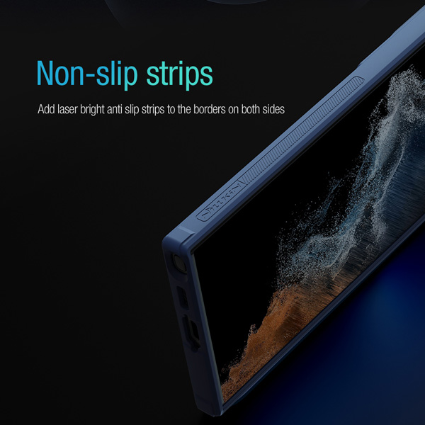 گارد محافظ با کشویی دوربین نیلکین Samsung Galaxy S23 Ultra مدل Textured Case S