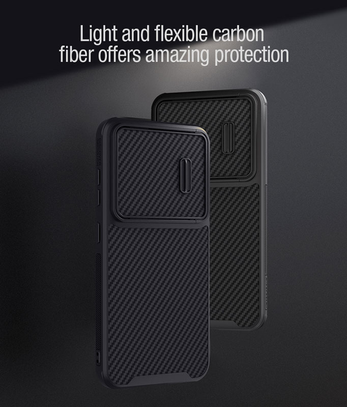 گارد محافظ فیبری نیلکین Samsung Galaxy S23 مدل Synthetic Fiber S