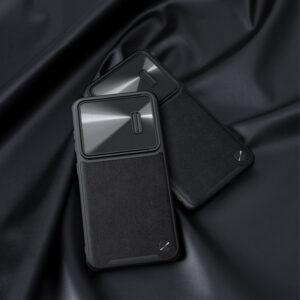 گارد چرمی کمشیلد نیلکین Samsung Galaxy S23 Plus مدل CamShield Leather Case S