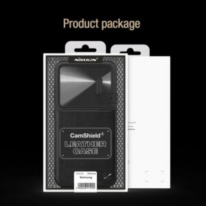 خرید گارد چرمی کمشیلد نیلکین Samsung Galaxy S23 مدل CamShield Leather Case S
