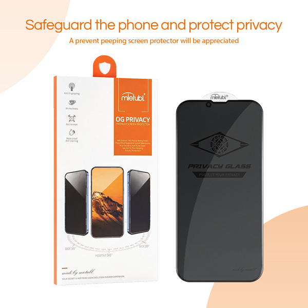 خرید گلس Privacy حریم شخصی iPhone X مارک Mietubl