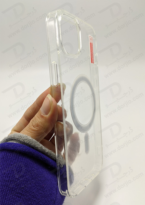 خرید کریستال کاور شفاف مگ سیف آیفون 14 پلاس - iPhone 14 Plus