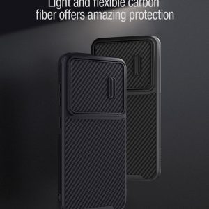 گارد محافظ فیبری نیلکین Samsung Galaxy S23 Plus مدل Synthetic Fiber S