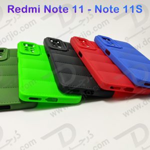 خرید قاب ژله ای پافری Xiaomi Redmi Note 11S مدل TPU Puffer Case