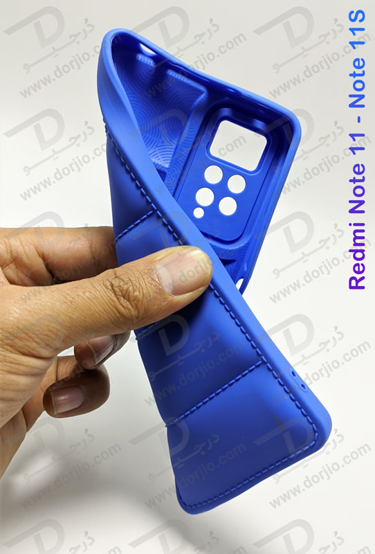 خرید قاب ژله ای پافری Xiaomi Redmi Note 11S مدل TPU Puffer Case
