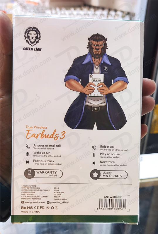 هندزفری بی سیم گرین لاین ایربادز 3 - Green Lion True Wireless Earbuds 3