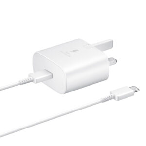 خرید شارژر 25W اصلی سامسونگ Galaxy S21 FE با کابل 1 متری Type-C
