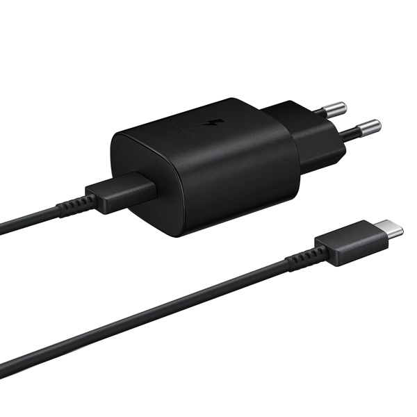 خرید شارژر 25W اصلی سامسونگ Galaxy S22 با کابل 1 متری Type-C