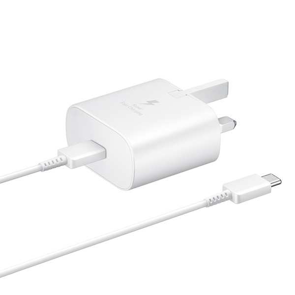 خرید شارژر 25W اصلی سامسونگ Galaxy S22 با کابل 1 متری Type-C