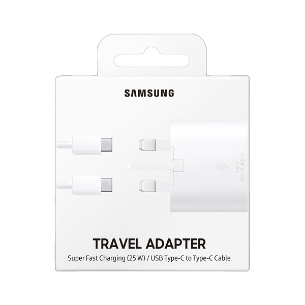 خرید شارژر 25W اصلی سامسونگ Galaxy Z Fold 3 با کابل 1 متری Type-C