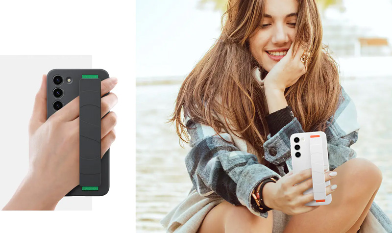 خرید قاب سیلیکونی اصلی Samsung Galaxy S23 Plus به همراه بند