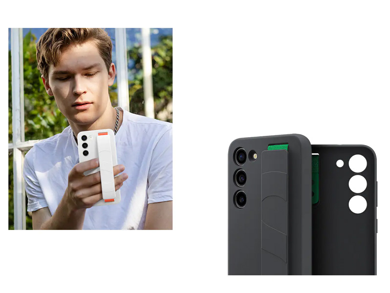 خرید قاب سیلیکونی اصلی Samsung Galaxy S23 Plus به همراه بند