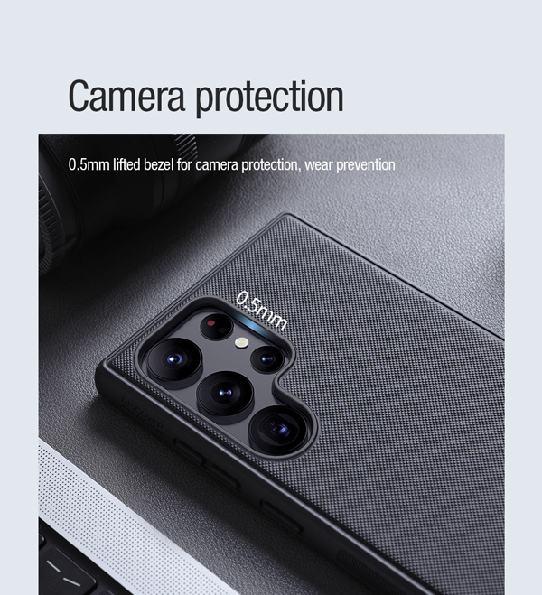 خرید قاب ضد ضربه مگنتی نیلکین Samsung Galaxy S23 Ultra مدل Super Frosted Shield Pro Magnetic