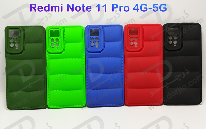 خرید قاب ژله ای پافری Xiaomi Redmi Note 11 Pro مدل TPU Puffer Case
