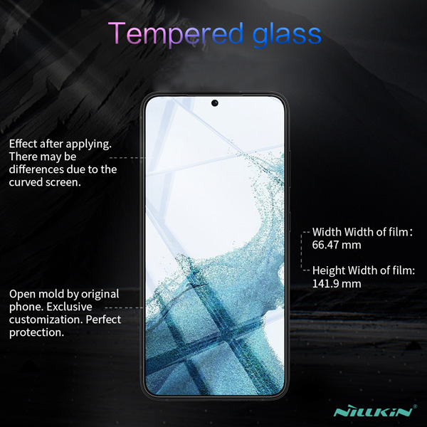 خرید محافظ صفحه نمایش شیشه ای Samsung Galaxy S23 Plus مارک نیلکین مدل H+Pro Anti-Explosion