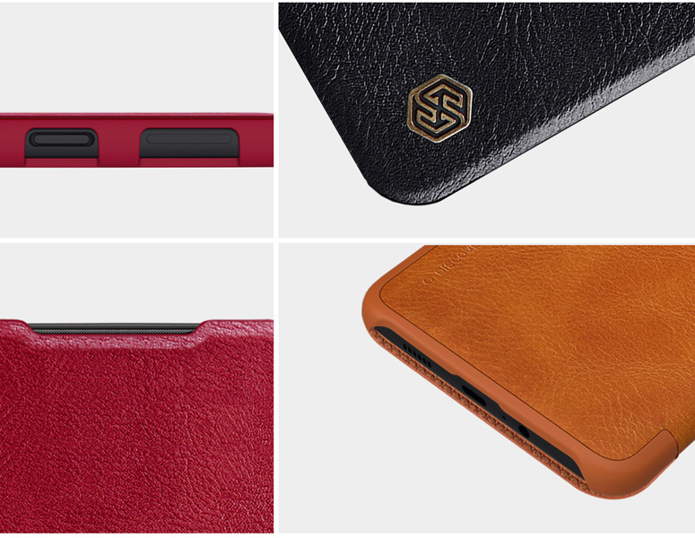 خرید کیف چرمی نیلکین Samsung Galaxy A14 5G مدل Qin Case