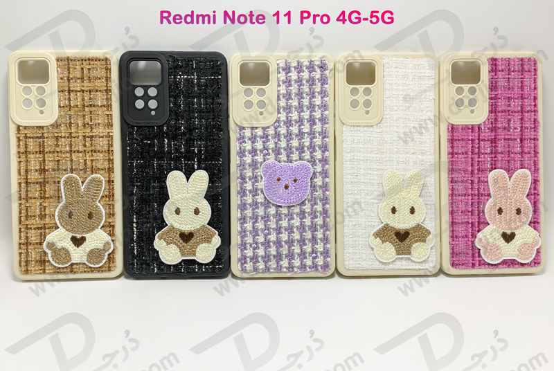 گارد خرگوشی روکش پارچه ای Xiaomi Redmi Note 11 Pro گارد خرگوشی روکش پارچه ای Xiaomi Redmi Note 11 Pro