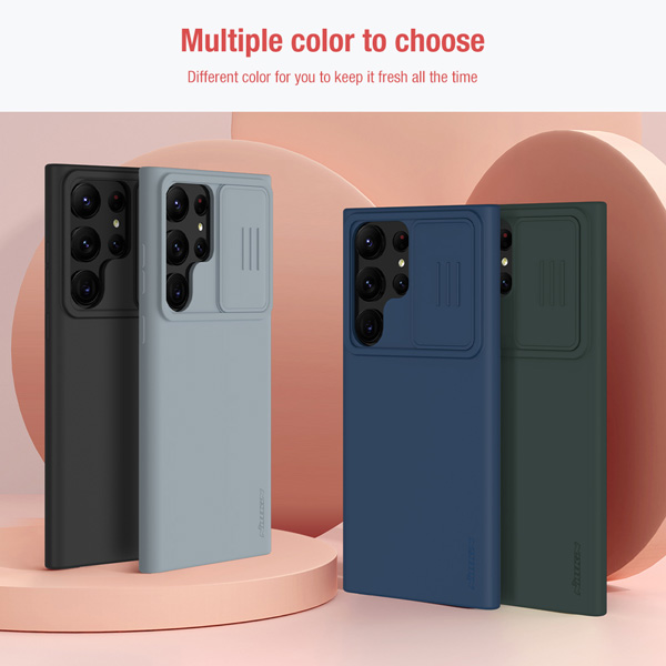 خرید گارد سیلیکونی Samsung Galaxy S23 Ultra مارک نیلکین مدل CamShield Silky Silicone