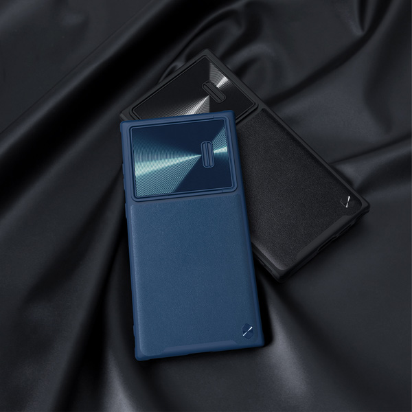 خرید گارد چرمی کمشیلد نیلکین Samsung Galaxy S23 Ultra مدل CamShield Leather Case S