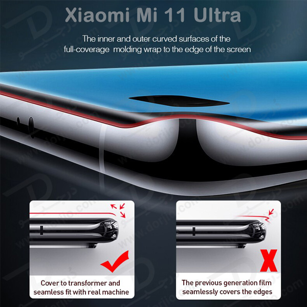 خرید گلس UV تمام صفحه Xiaomi Mi 11 Ultra
