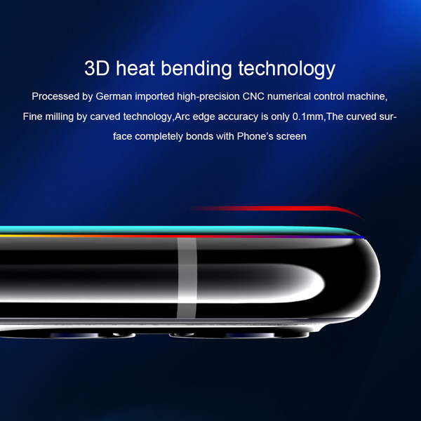 خرید گلس شیشه ای دور چسب نیلکین Samsung Galaxy S23 Ultra مدل 3D CP+MAX