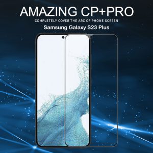 خرید گلس شیشه ای نیلکین Samsung Galaxy S23 Plus مدل CP+PRO Tempered Glass