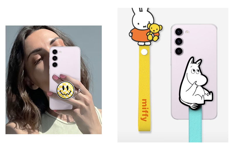 خرید قاب شفاف رینگ استند اصلی Samsung Galaxy S23 مدل Clear Gadget