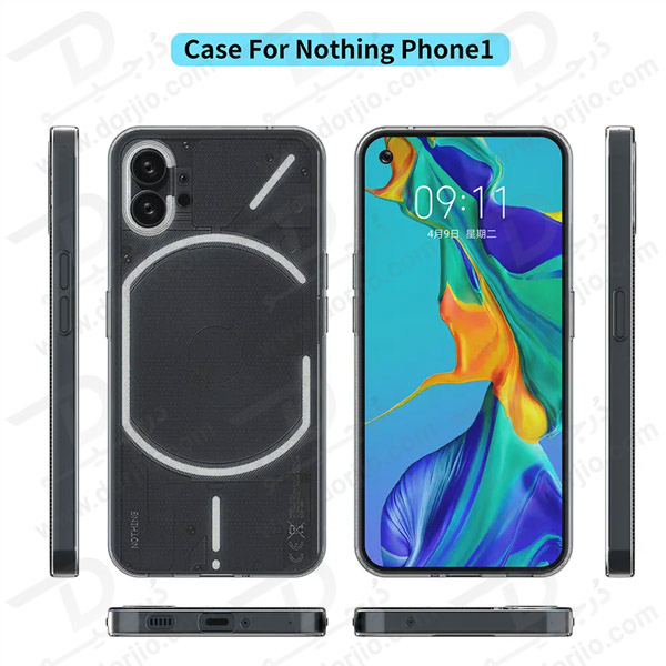 خرید قاب ژله ای شفاف گوشی ناتینگ فون 1 - Nothing Phone 1
