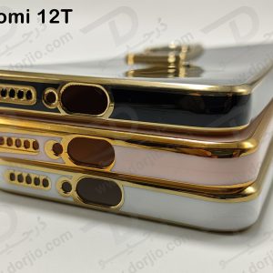 خرید قاب ژله ای فریم طلایی Xiaomi 12T مدل My Case