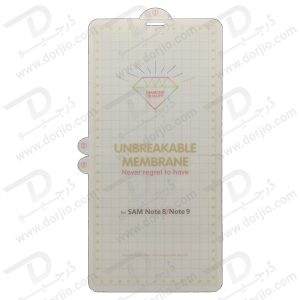خرید نانو برچسب شفاف صفحه نمایش Samsung Galaxy Note 9 مدل Unbreakable