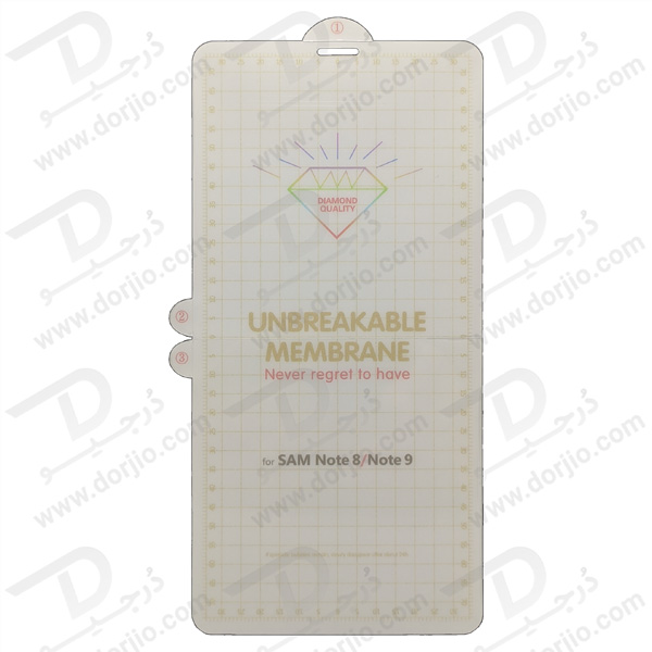 خرید نانو برچسب شفاف صفحه نمایش Samsung Galaxy Note 9 مدل Unbreakable